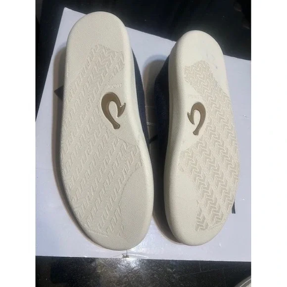 NWT  OluKai Puliki Navy Suede Lace Up Men 11 Sneakers Preppy Old Money Resort - Picture 6 of 7